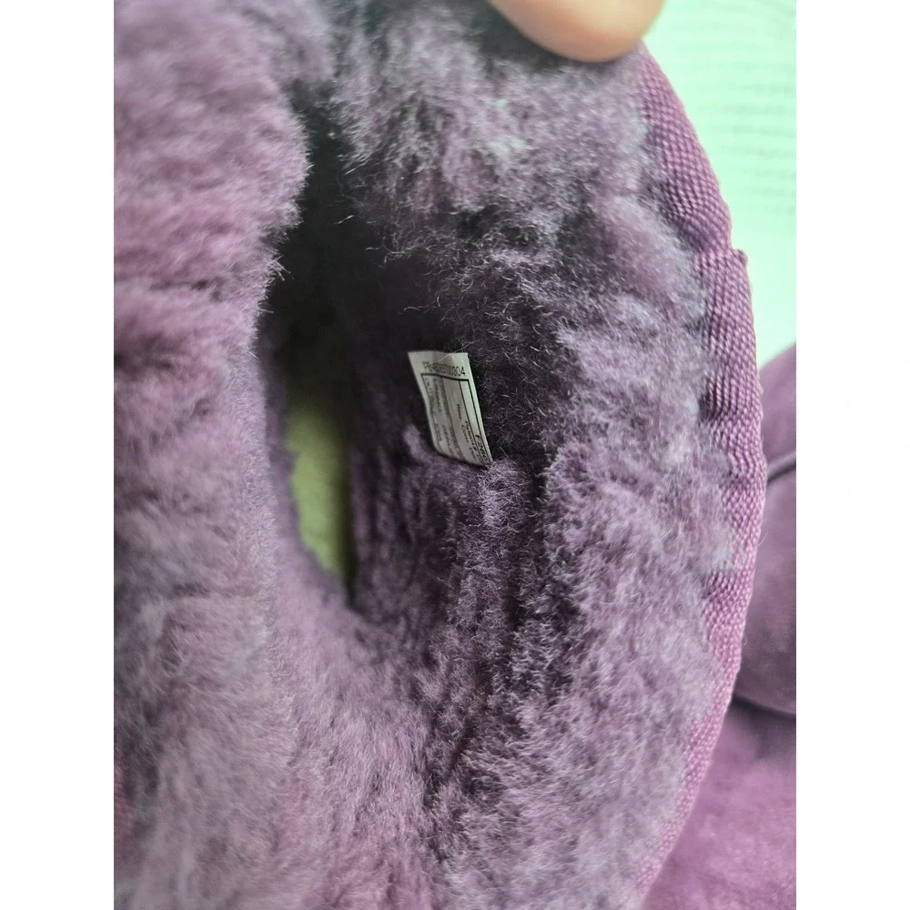 UGG Australia Classic Short Purple Sheepskin Boots 5251 Womens 5 UK 4 EU 35